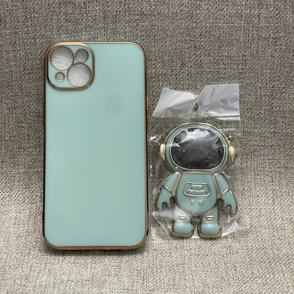 iPhone Case with Astronaut Shaped Stand - Tortoise - Picture 3 of 9